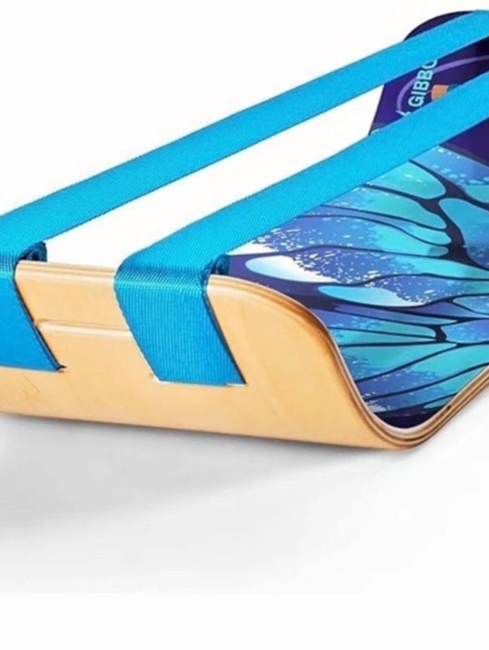 Gibbon SlackBoard Plus - Butterfly Balance Board Blue & Brown